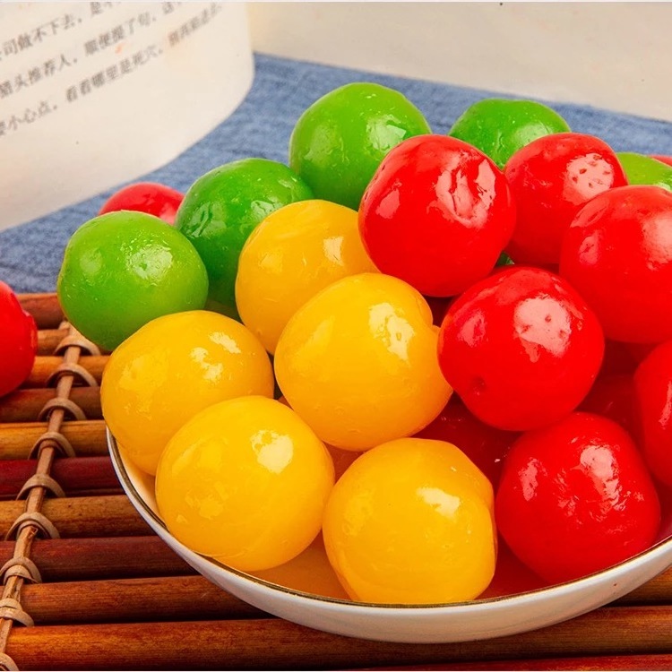 Chinese Candied Fruit Colorful  Dried Green Plum Dried Plums Yellow Preserved Red Prunes Plums