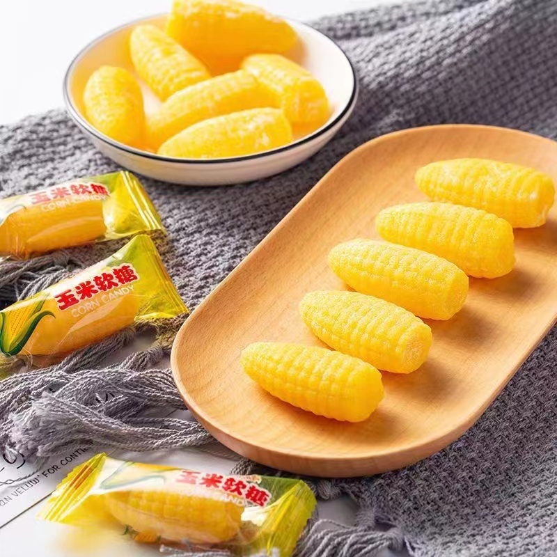 New Cute Shaped Corn Soft Candy Sweets Gummy Corn Flavor Gummy Candy Corn Gummy Candy