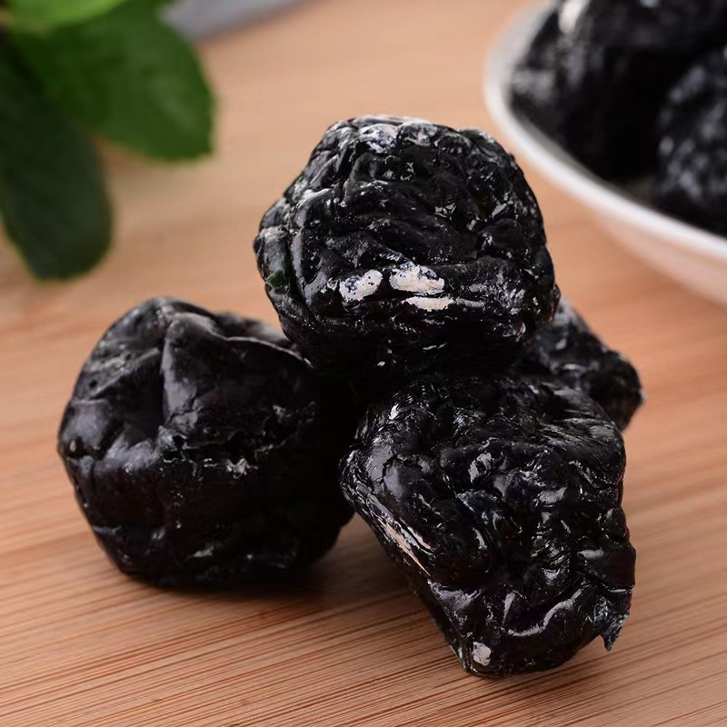 Wholesale Natural Bulk Dried Sell Delicious Dried Fruit Blueberry Flavored Dried Black Plums Hot Sale Dried Fruit Sour Plum