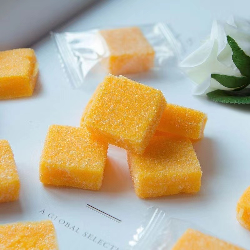 Hot Selling Popular Mango Gummies Candy Jelly Fruit Mango Soft Jelly Candy Mango Chewy Candy