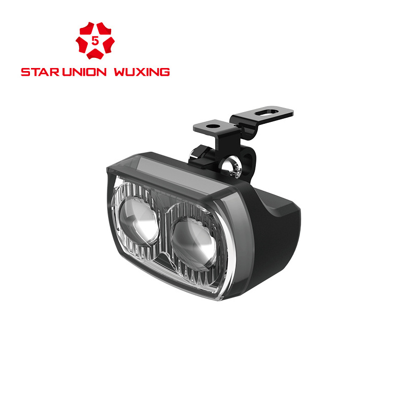 Wuxing electric bike front lights, bicycle, e bike led headlight, 6V-48V moped basket led lamp