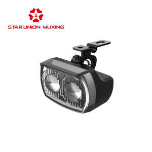 Wuxing electric bike front lights, bicycle, e bike led headlight, 6V-48V moped basket led lamp