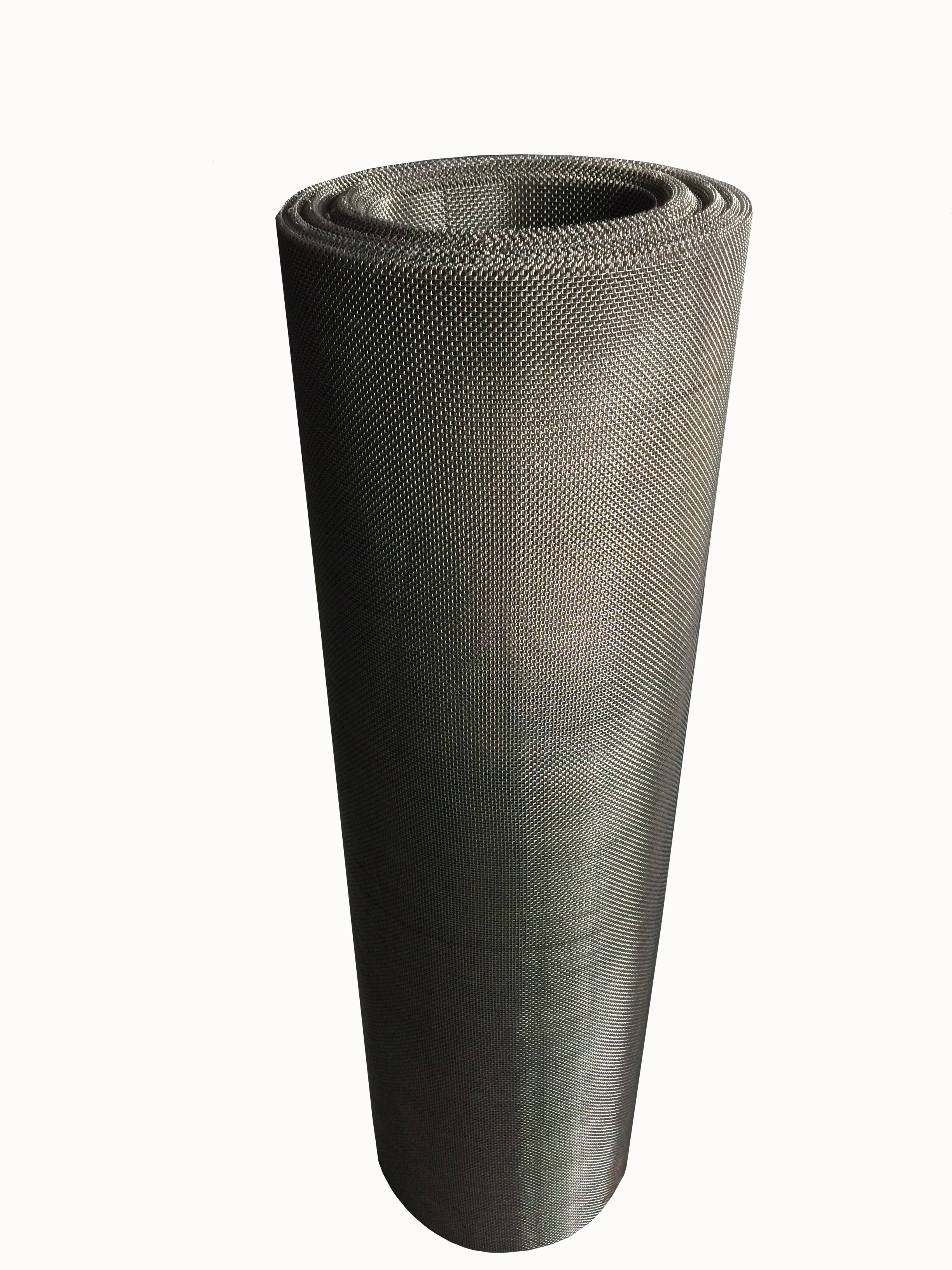 carbon steel filter wire mesh netting roll for plastic extrusion line