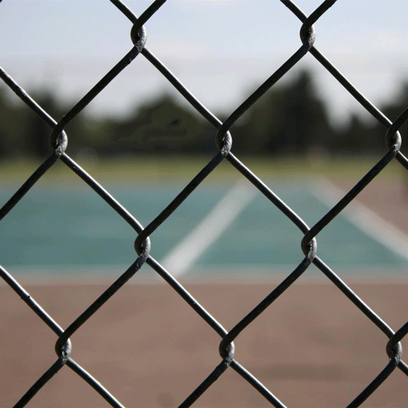 high quality used chain link fence galvanized pvc coated roll mesh wire fence for sale