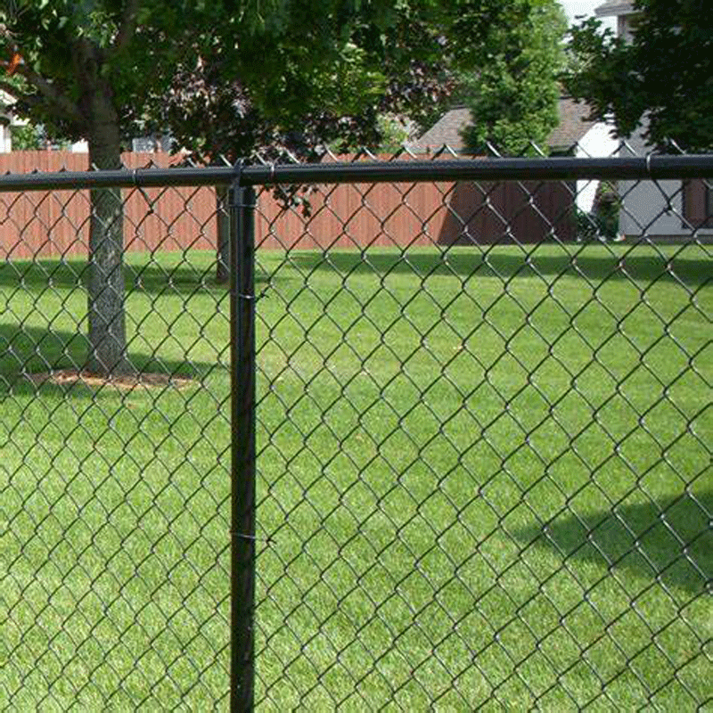 high quality used chain link fence galvanized pvc coated roll mesh wire fence for sale