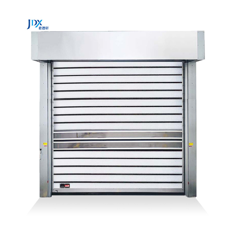 Fast Hard Metal Roll Up High Speed Garage Door Aluminum High Speed Spiral Door