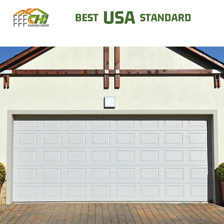 Electric Automatic Garage Door High Quality Sectional Insulated Overhead Automatic Garage Door