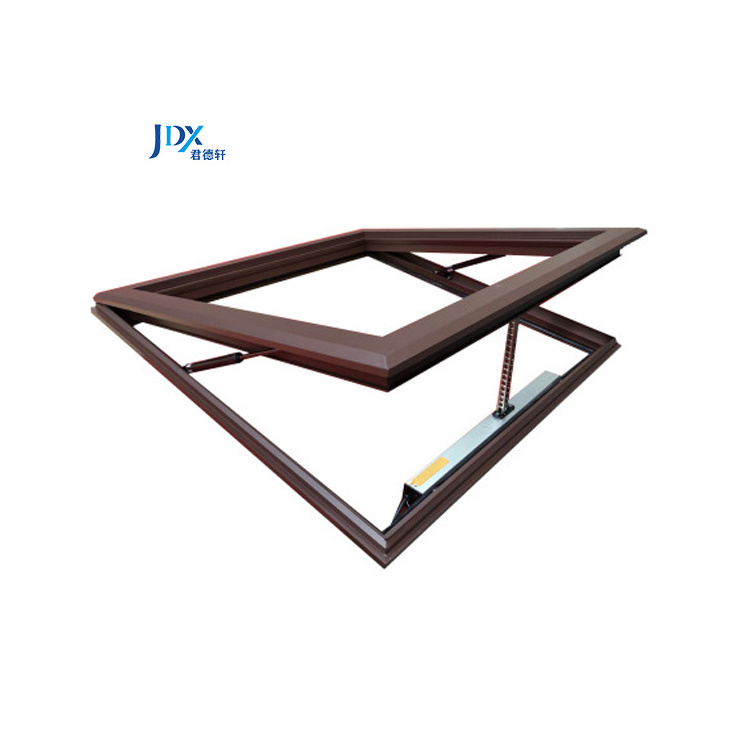 Restaurant Bright Insulation Intelligent Motorized Glass Roof Skylight with Remote Control