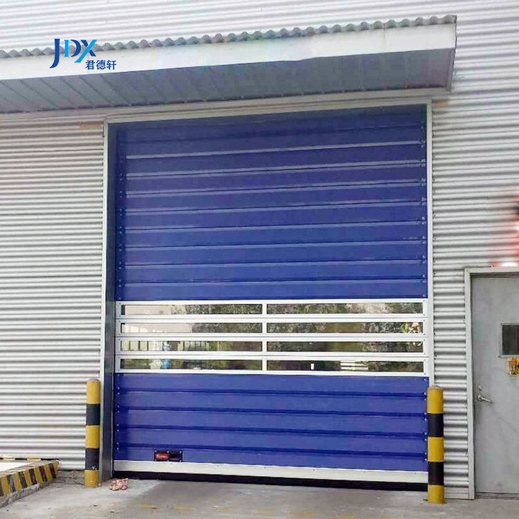 Automatic Rapid Insulated Large Aluminum Door Roller Rolling Shutter High Speed Hard Spiral Fast Doors