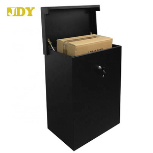 Outdoor waterproof metal mailboxes Fence Wall Mounted Parcel Delivery Box