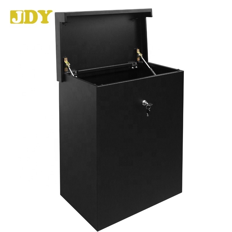 Outdoor waterproof metal mailboxes Fence Wall Mounted Parcel Delivery Box