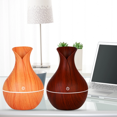 Kubeauty wood grain humidifier Ultrasonic Cool Mist Air Humidifier aromatherapy diffusers essential oil USB Mini Humidifier