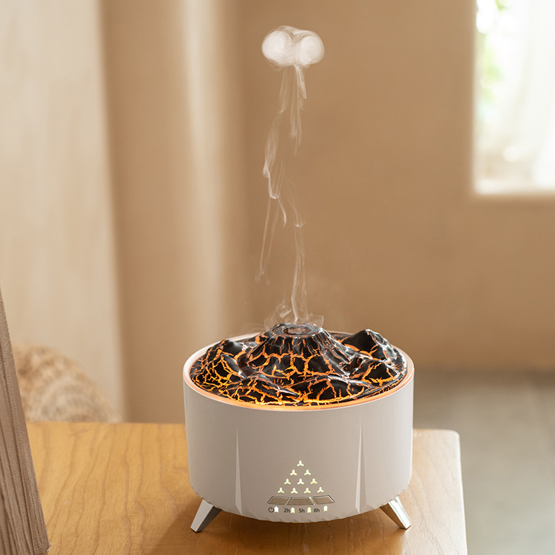 Kubeauty Top sale flame aroma diffuser air humidifier home aromatherapy fire ultrasonic essential oil diffuser machine