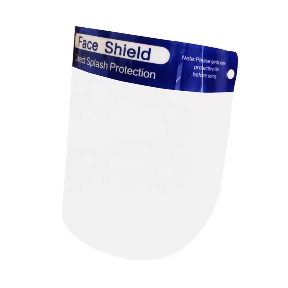 Factory Direct Skin Friendly Dustproof Anti-Fog Splash Adjustable Eye Protective Faceshield Disposable Face Shield