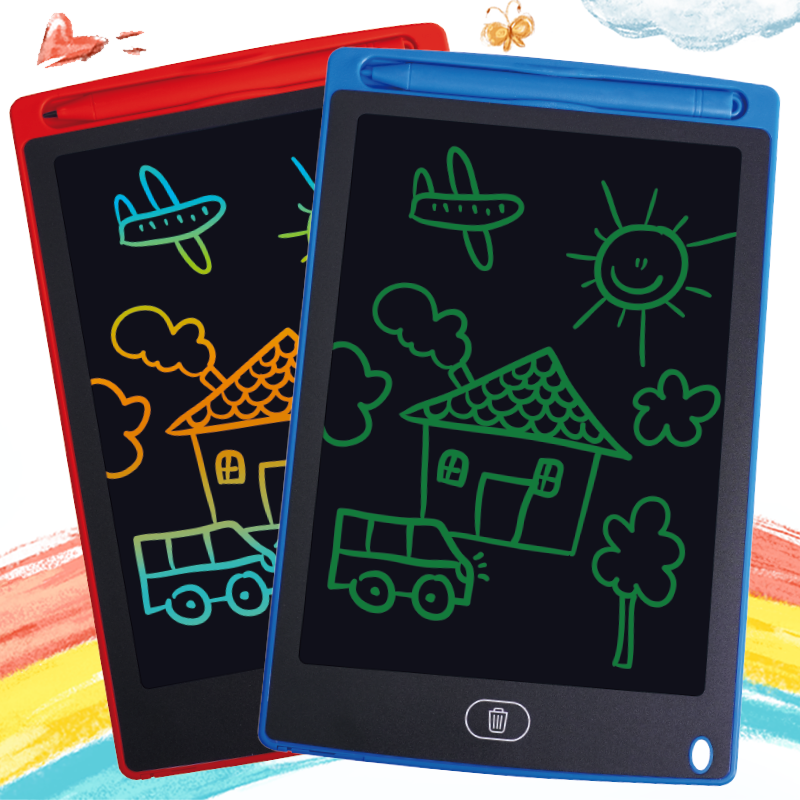 Writing Tablet 8.5 Inch Colorful Doodle Board Drawing Pad LCD Writing Board for Kids