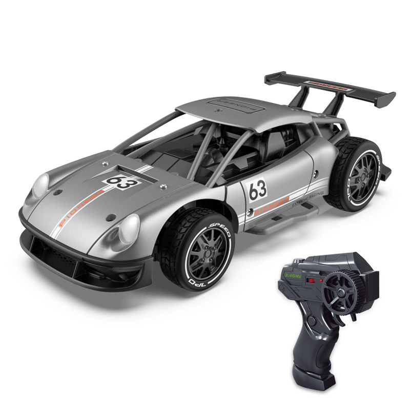 2.4GHz Remote Control High-Speed Car 1:24 Scale Wireless Electric Automatic RC Car Alloy Toys for Children