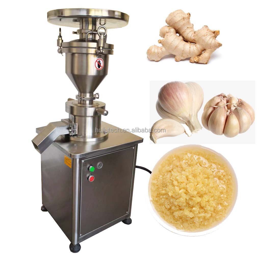 50-100kg/hour ginger garlic paste making machine HJ-FS80 fruit  tomato jam sauce grinding mill