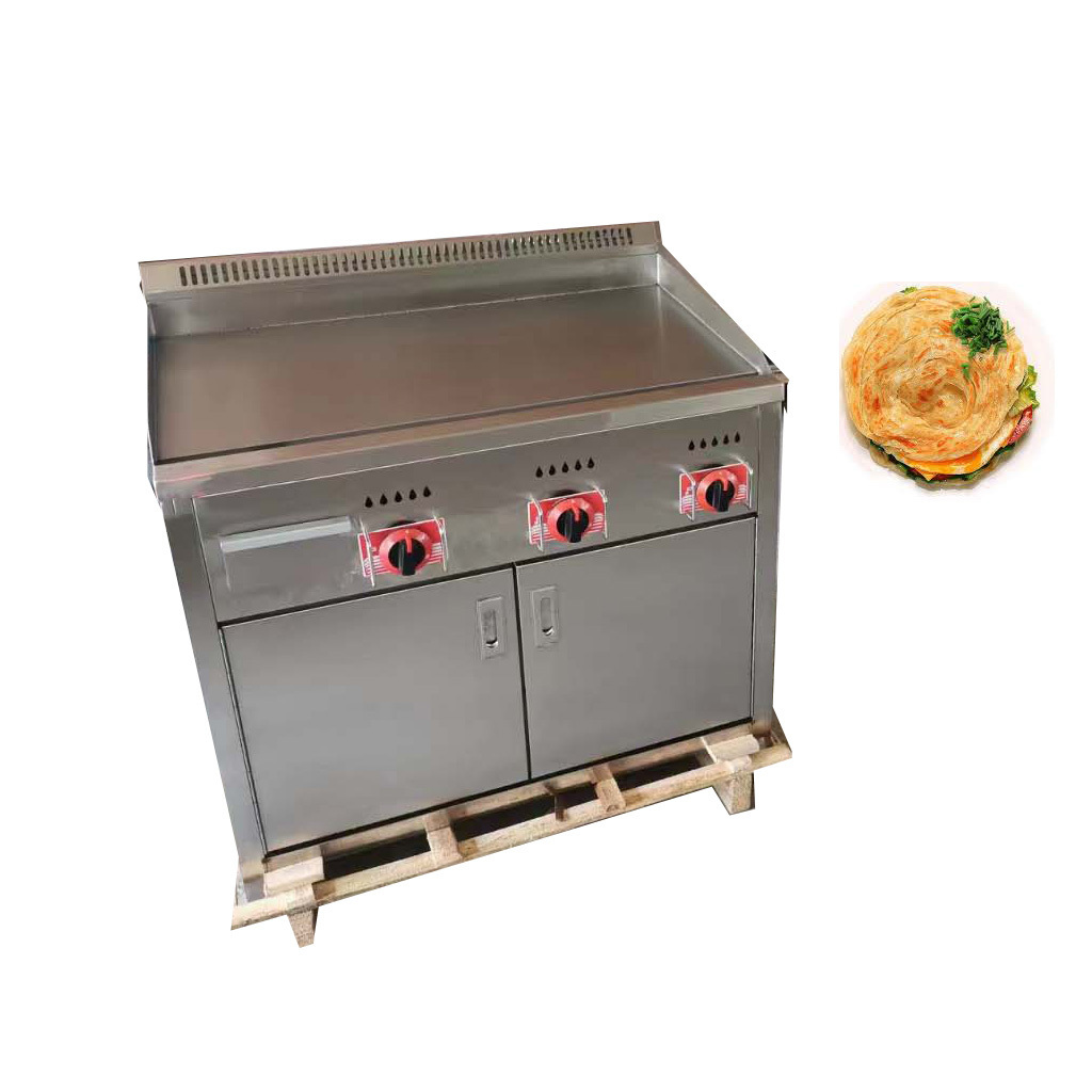 Gas beef Griddle HJ-KYBL90 Pancake Stove Desktop Hotel Restaurant Catering Kitchen Stainless Steel Plate