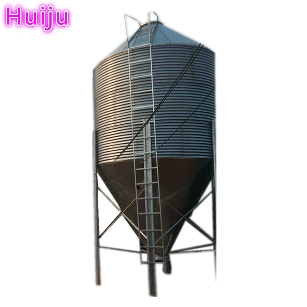 35 ton pig caw feeding silo Corn Seed sawdust storage silo for Poultry Farm Feeding System