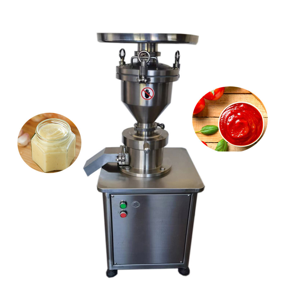 50-100kg/hour ginger garlic paste making machine HJ-FS80 fruit  tomato jam sauce grinding mill