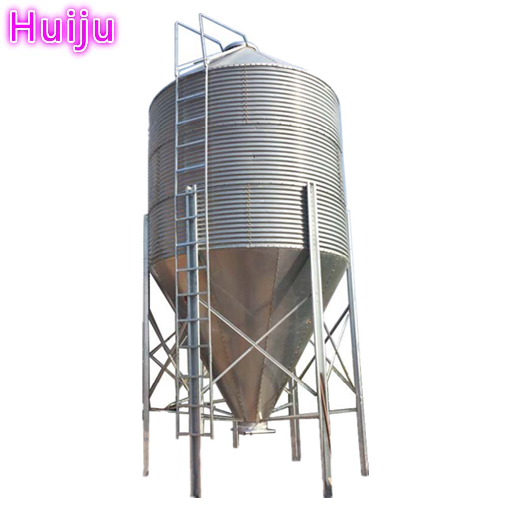 35 ton pig caw feeding silo Corn Seed sawdust storage silo for Poultry Farm Feeding System