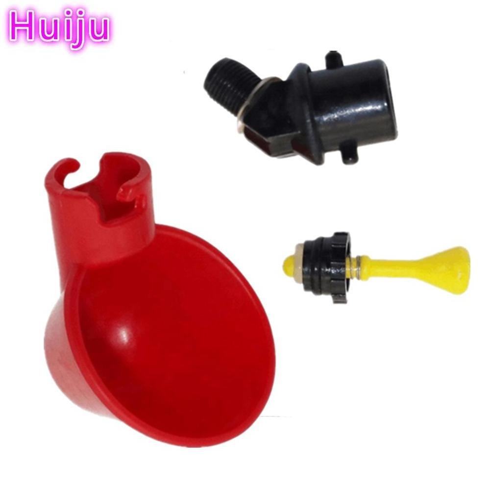 Poultry watering system automatic quail pigeon chicken water nipples cup drinker