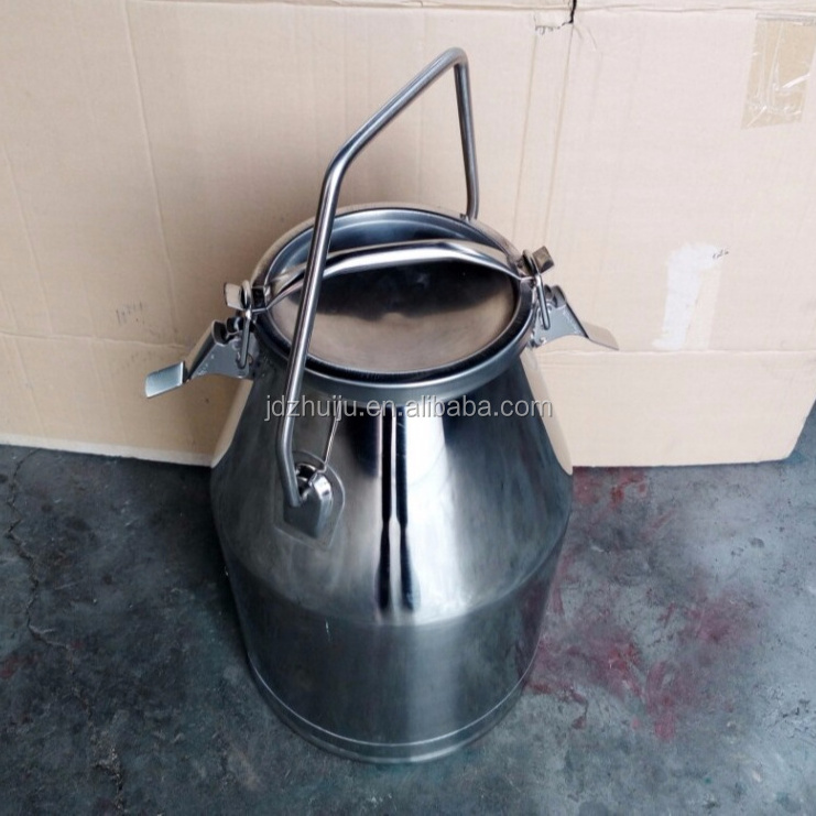 10L TO 50L Dairy Milk Cans Stainless Steel Milking Bucket