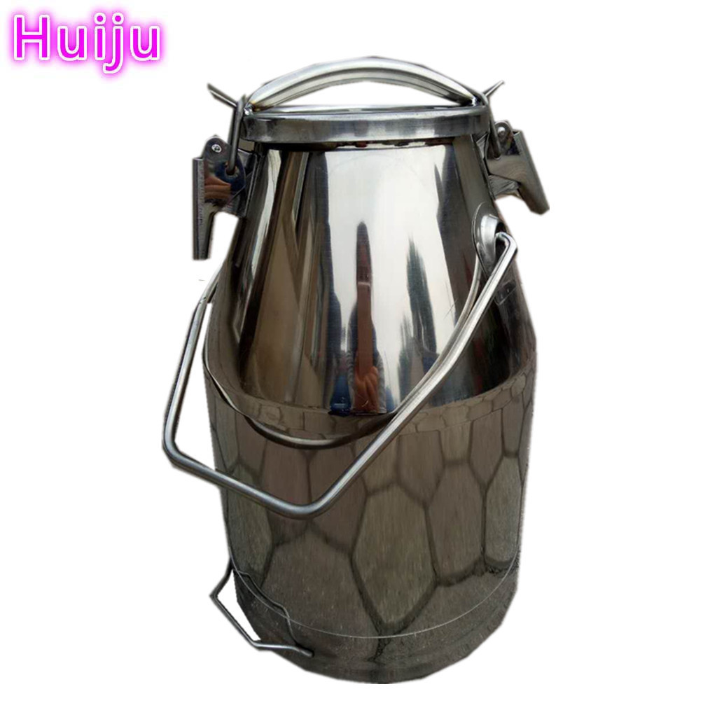 10L TO 50L Dairy Milk Cans Stainless Steel Milking Bucket