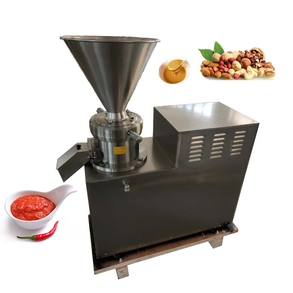 Commercial peanut hazelnut butter processing machine tomato paste chili sauce making machine HJ-MJS-130