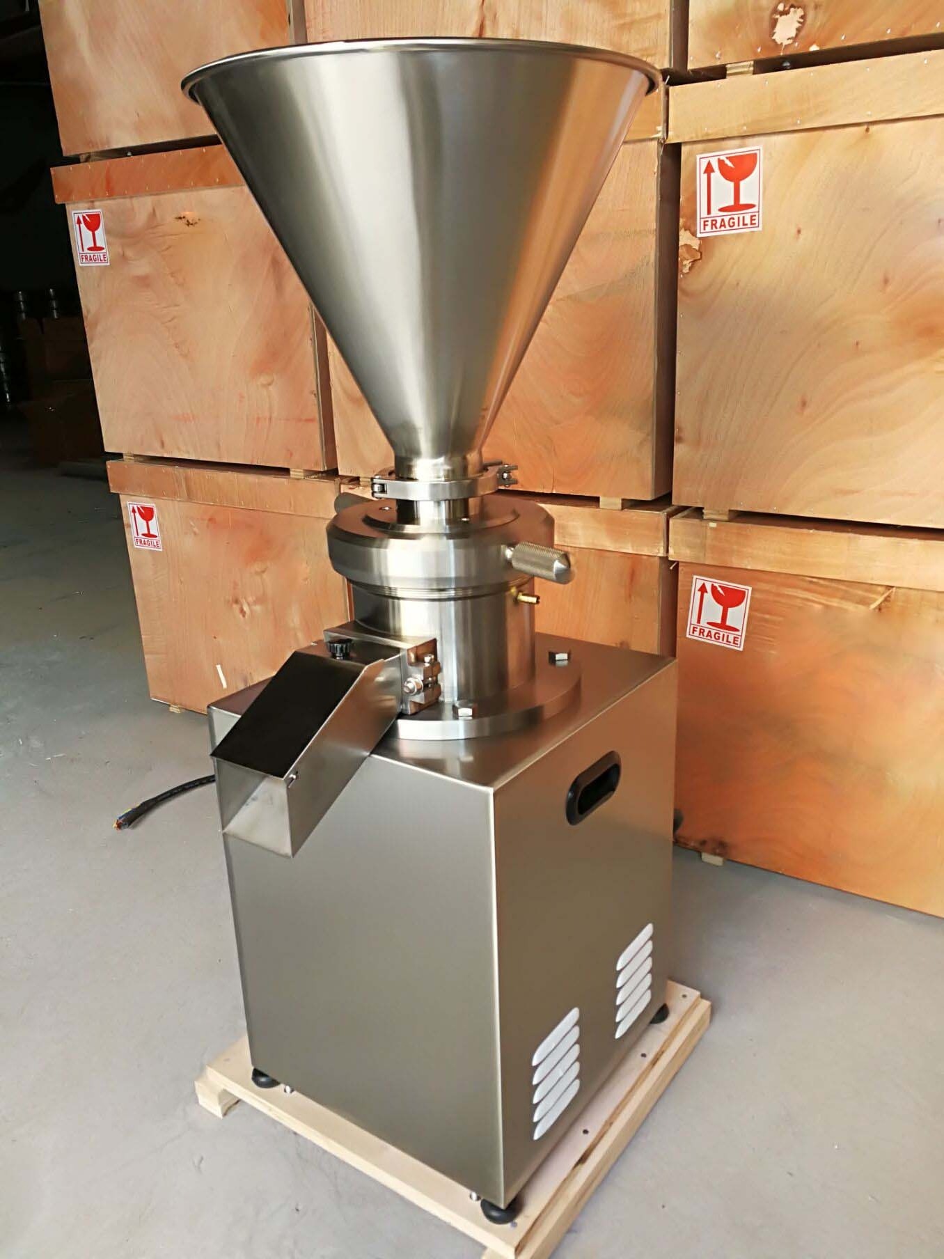 200kg/hour almond cashew butter grinder chili sauce fruit jam making machine HJ-MJC-80