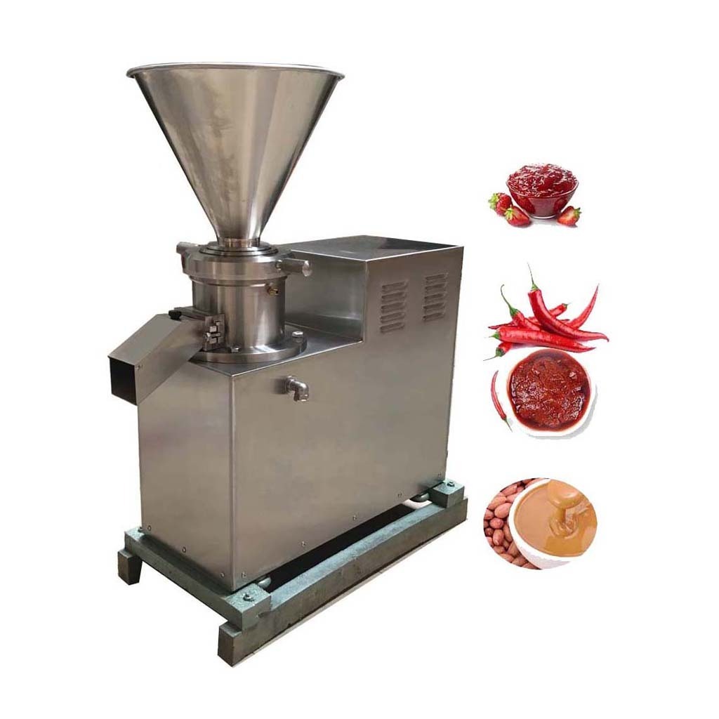 500kg/hour Peanut butter tahini grinder wet colloid mill /food grinding machine chili sauces tomato bean grinder HJ-MJS-120