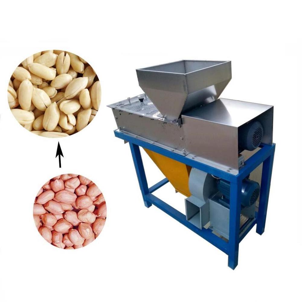 Factory price peanut groundnut threshing peeling machine