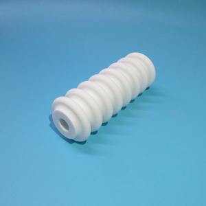 Outer Screw Thread Al2O3 Alumina Ceramic Tube