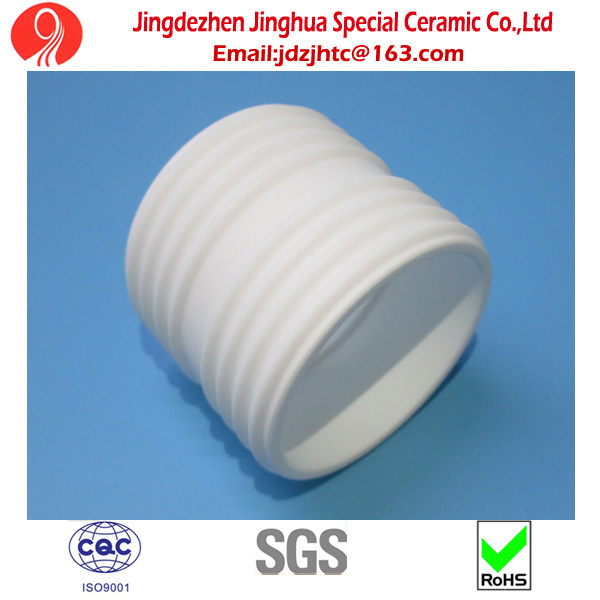 Outer Screw Thread Al2O3 Alumina Ceramic Tube