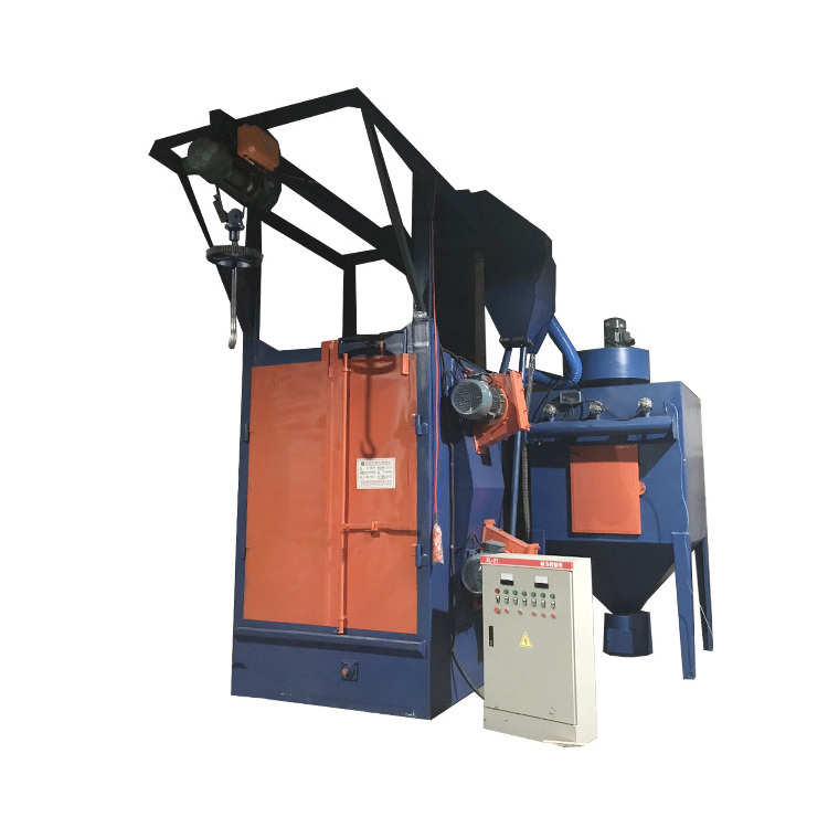 Q376 steel industrial Hook type shot blasting machine price