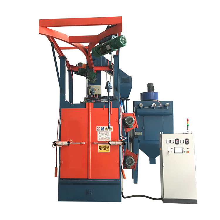 Q376 steel industrial Hook type shot blasting machine price