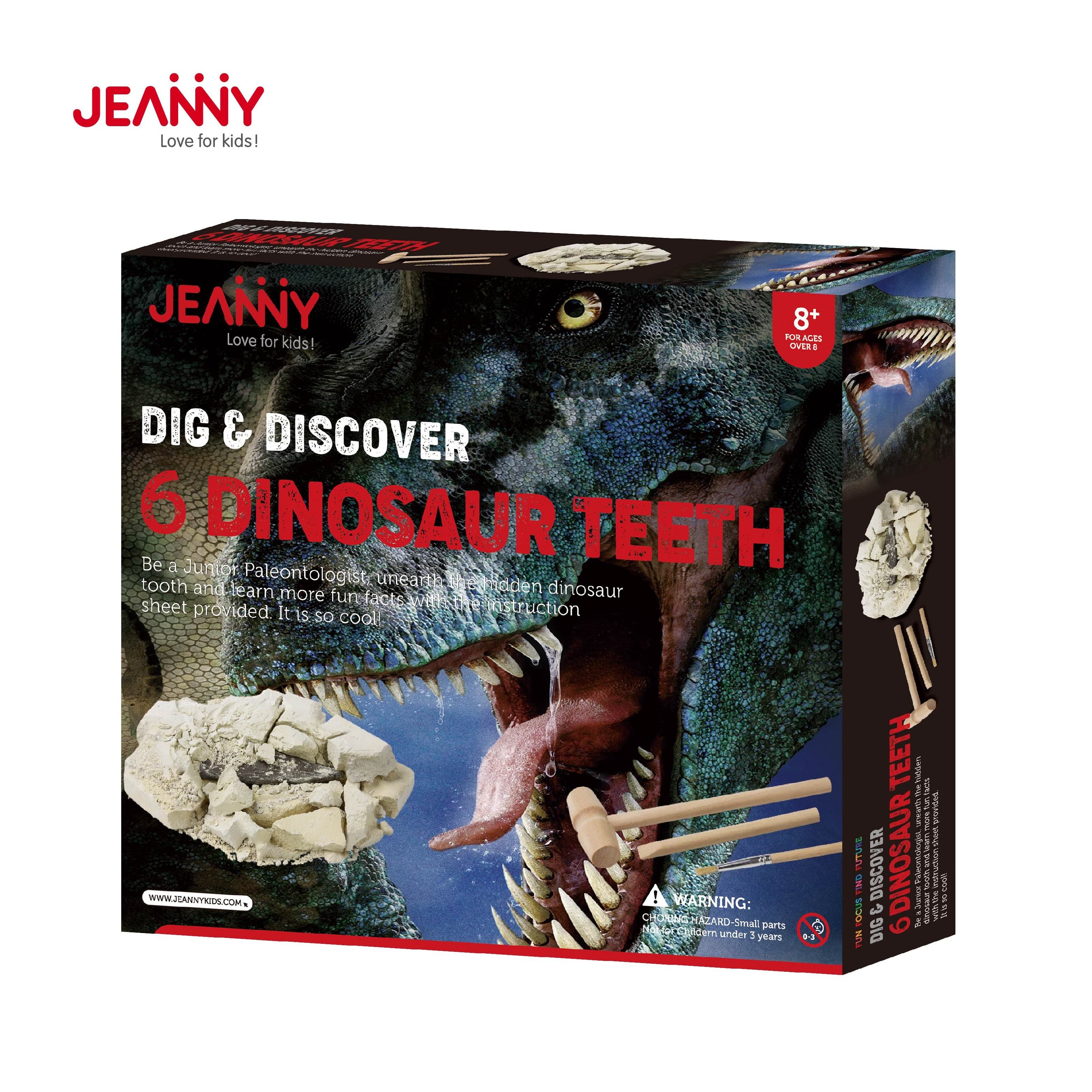 STEM Educational  Dig And Discover Kits Archaeology Toys  Dinosaur Tooth Fossil Excavation Toys