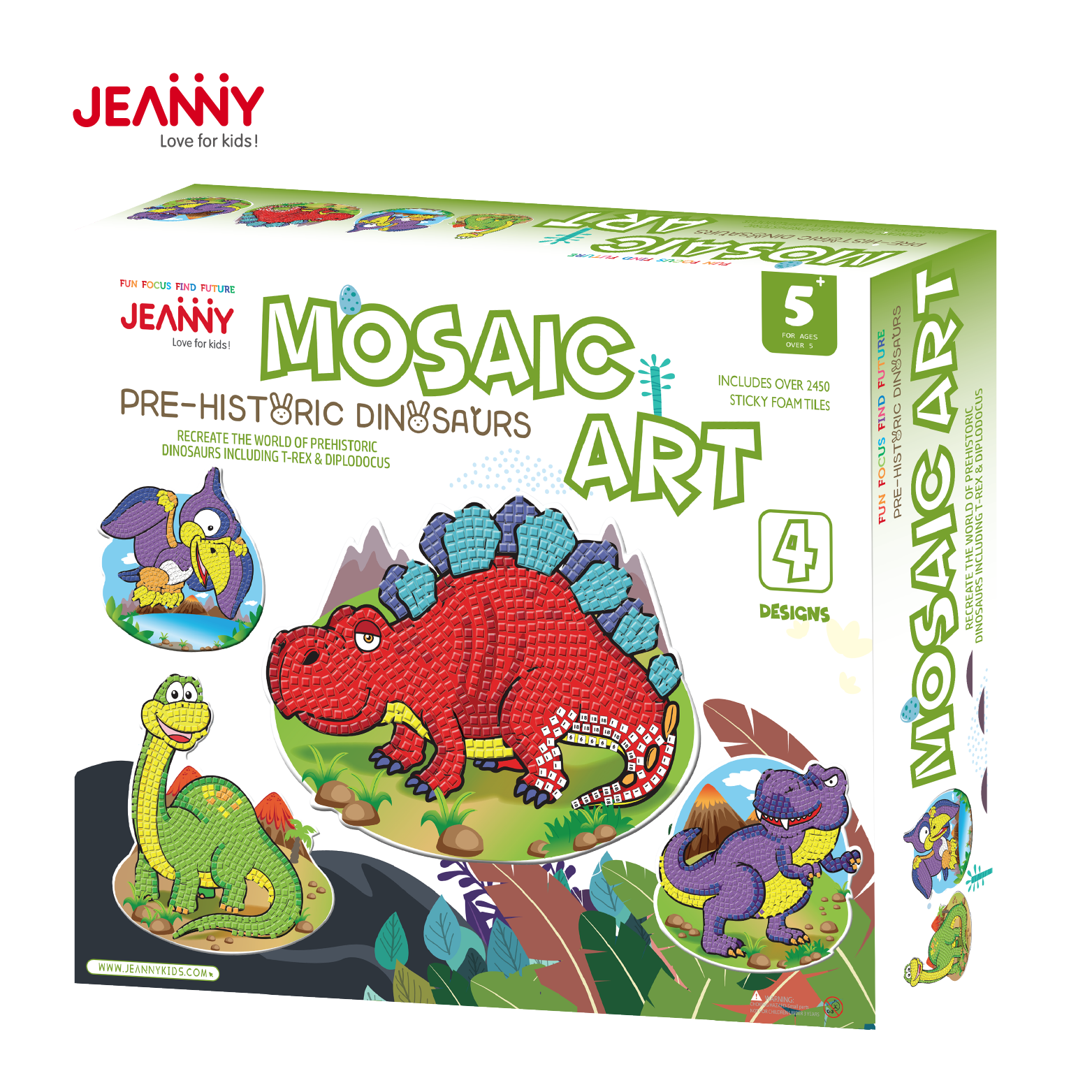 Creative Educational Handmade Crafts For Decoration Dinosaur Toys Preschool EVA Foam 3D Mosaic DIY Sticker Art Kit For Kids