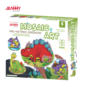 Creative Educational Handmade Crafts For Decoration Dinosaur Toys Preschool EVA Foam 3D Mosaic DIY Sticker Art Kit For Kids