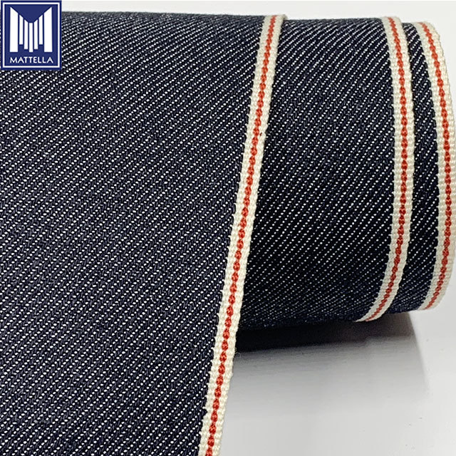 custom wholesale 12oz stretch 98 cotton 2 elastane spandex japanese selvedge denim fabric price for men jeans