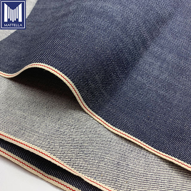 100% Cotton vintage raw material 14oz heavy weight japanese selvedge denim fabric for men women lady jeans jackets