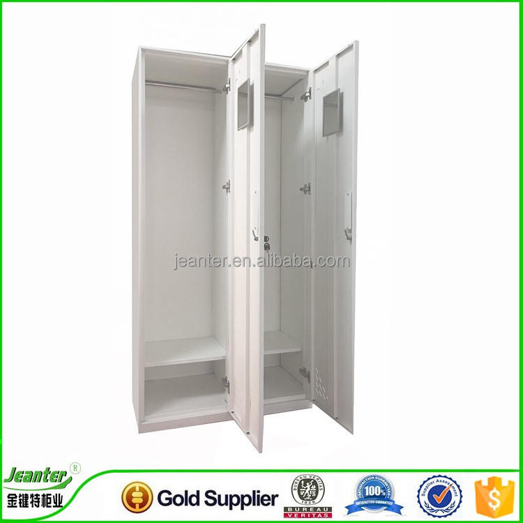 Two Door Godrej Steel Almirah Used Metal Wardrobe Cabinet Steel Charging Locker