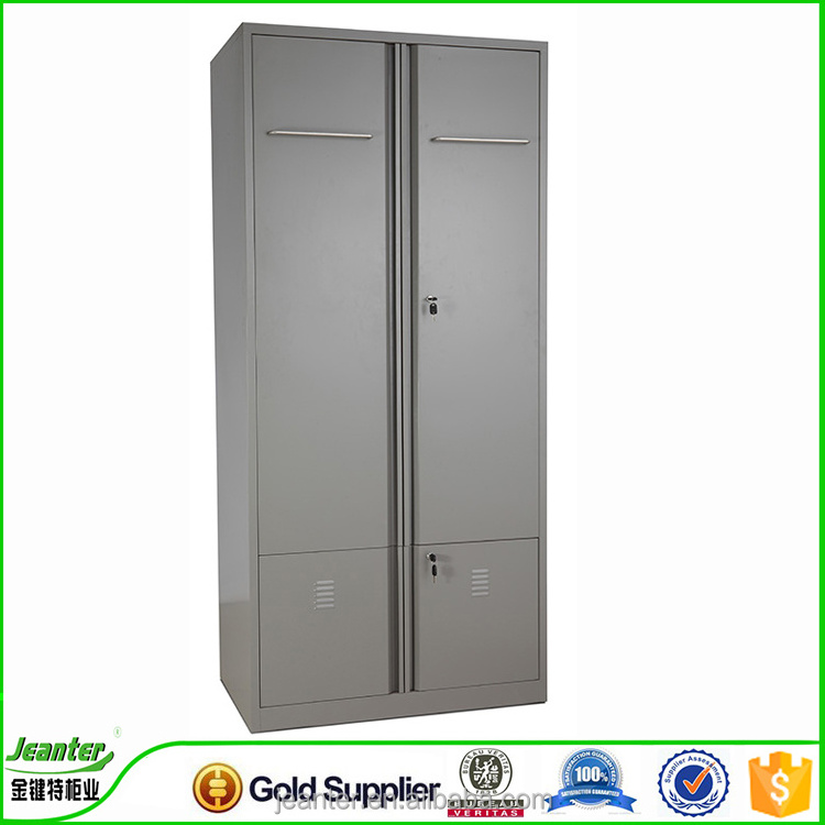 Two Door Godrej Steel Almirah Used Metal Wardrobe Cabinet Steel Charging Locker