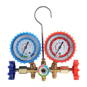 R32 R 134A Refrigeration Pressure Tools Double Manifold Gauge Set For Car Air Conditioning Conditioner