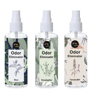 Eco friendly odor eliminator spray for shoe toilet pet carpet bathroom smoke odor deodorant spray