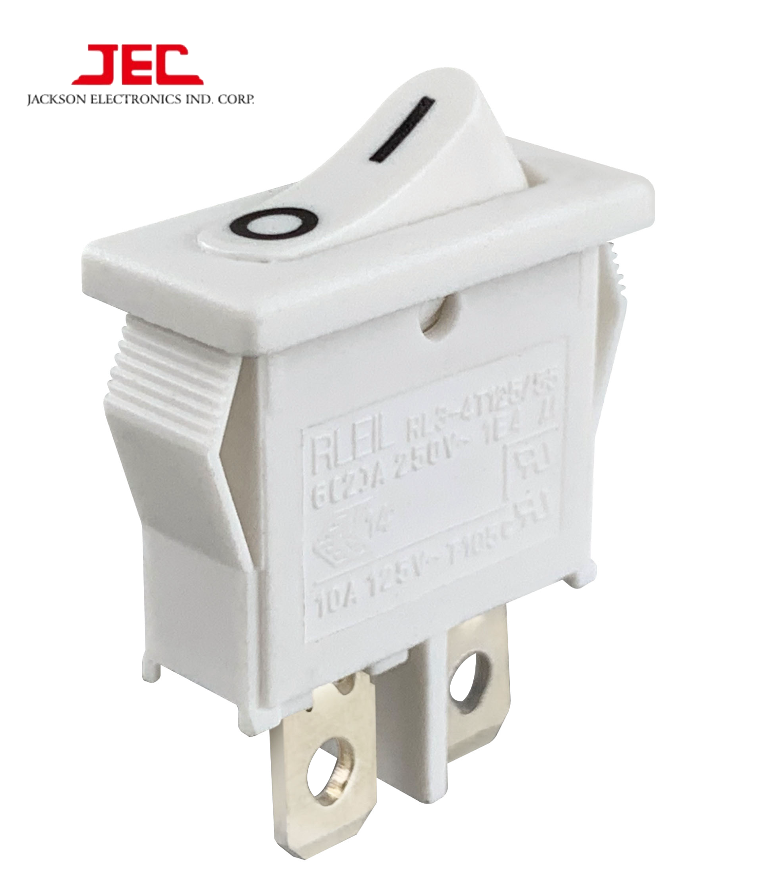 OEM High Quality JEC Mini Paddle White Rocker Switch On-Off Single Pole For Export