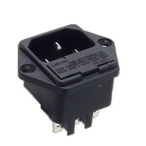 Electrical Supplies Industry Single Outlet Power Socket With Fuse Holder For Sale