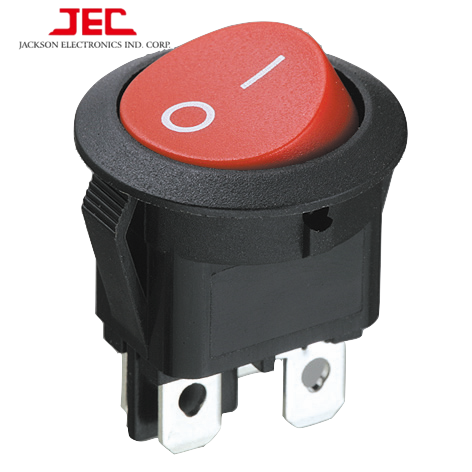 JEC RLEIL Round ROCKER SWITH 606 Series ON-OFF DPST DPDT Double Pole color light switch