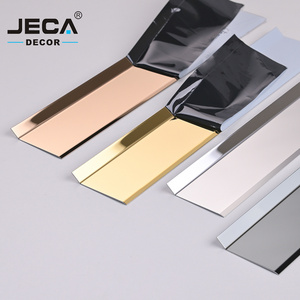 Foshan Factory JECA Stainless Steel Skirting Boards Metal Skirting Board For Floor Decoration 304 Baseboard