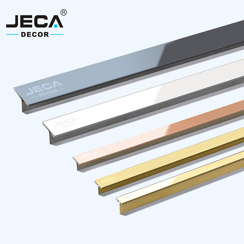 Foshan Factory JECA Tile Accessories Stainless Steel Tile Trim For Wall Floor Furniture Decoration 304 Ceramic Tile Profiles